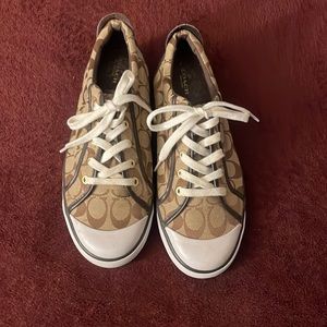 Coach Women’s Signature Canvas Sneakers